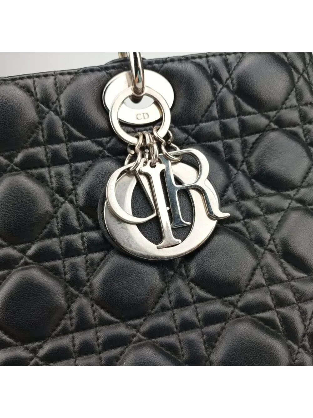 Dior Lady Black Lambskin Handbag
